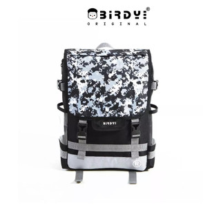 Balo nam đi học thời trang màu đen phối họa tiết camo nam nữ Local Brand BIRDYBAG - BASIC TWO Backpack Unisex