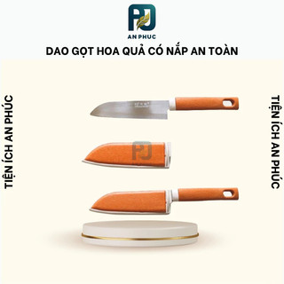 Dao gọt hoa quả , lưỡi săc bén có vỏ nắp an toàn, dụng cụ nhà bếp