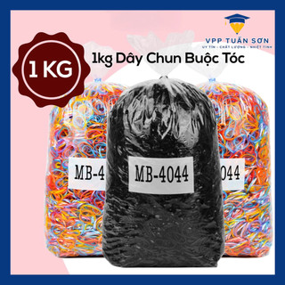 Bịch 1kg chun nịt đen chun nịt màu, chun buộc tóc siêu dai siêu rẻ