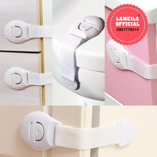 Dây vải khóa tủ, ngăn kéo, tủ lạnh, khóa ngăn kéo an toàn cho trẻ nhỏ P0661