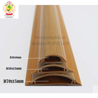 Nẹp sàn bán nguyệt vân gỗ . đảm bảo hài lòng 100%