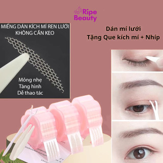 Kích Mí Lưới Bông Hoa Không Lộ Sẵn Keo (Cuộn 360 miếng tặng kèm que và nhíp)