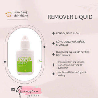 Khử dầu trên mi remover liquid -dụng cụ nối mi - KEO NỐI MI_QUYÊN QUYÊN
