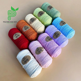 Sợi simply craft yarn 36 màu - móc túi mũ cuộn 150g