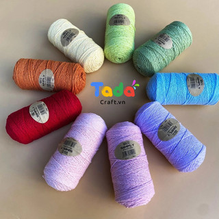 Sợi Tái Chế SIMPLY Craft Yarn Chuyên Dùng Móc Túi Mũ (cuộn 150gr)