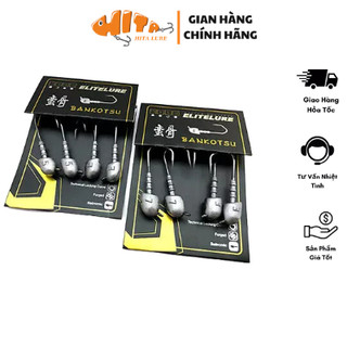 Lưỡi câu cá Jig head Elitelure BANKOTSU Hita Lure