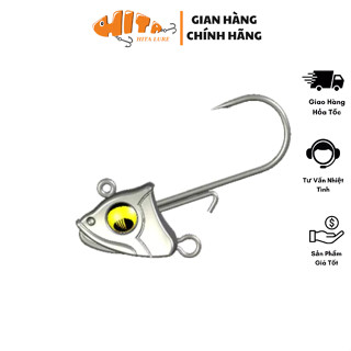  Lưỡi Frenzy Man Elite lure chuyên móc mồi mềm câu cá lóc chẽm mú vượt - Hitalure 