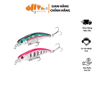 Mồi lure câu cá Tsurinoya Minnow DW107 chuyên câu chẽm, mú, lóc, chim Hitalure