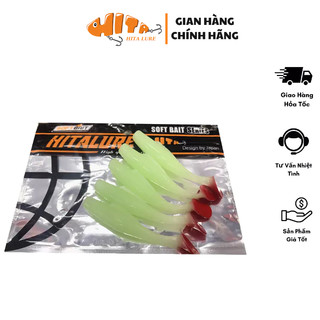 Mồi mềm câu lure POWERFUL có dạ quang siêu dai 5 con/ túi Hita Lure