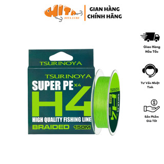 Dây câu super pe h4 tsurinoya 150m - hitalure