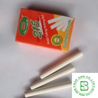 2 hộp Phấn mic không bụi 10 Viên trắng, Phấn không bụi