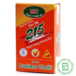 2 hộp Phấn mic không bụi 10 Viên trắng, Phấn không bụi