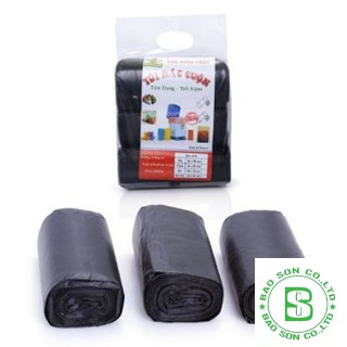3 Cuộn Túi Rác Đen Tiết Kiệm Tự Phân Hủy, bao rác 3 cuộn đen, túi đựng rác đen, bao rác đen