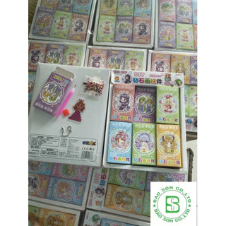 5 hộp Móc khoá đính đá sticker