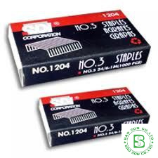 2 hộp Kim bấm số 3, ghim bấm 3, kim bấm 3, kim bấm 24/6, ghim bấm 24/6