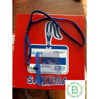 Bảng tên saukura,Thẻ đeo bảng tên dây Sakura, thẻ tên sakura, dây đeo thẻ sakura