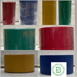 Băng keo simili, 1 cuộn băng keo dán sách, băng keo dán gáy, băng keo gân 3.6cm, 4,8cm màu xanh lá, đỏ, vàng, xanh dương