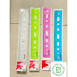 5 cây Thước dẻo 20cm, thước học sinh, thước thẳng 20cm, thước kẻ 20cm