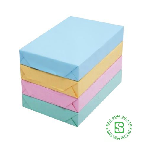 Giấy in màu A4, Giấy for màu A4 70gsm, giấy for màu a4 80gsm, Giấy in màu A4 - 500 tờ/ram