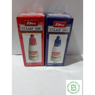 Mực dấu shiny xanh/ đỏ/đen, mực đổ con dấu, mực đóng dấu