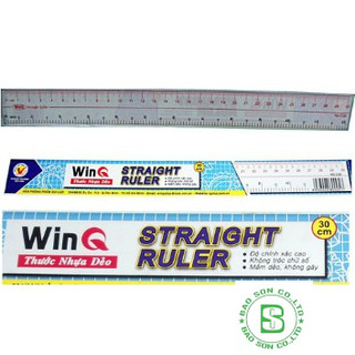 Thước dẻo win 30cm, thước win 30cm, thước dẻo 30cm, thước thẳng học sinh