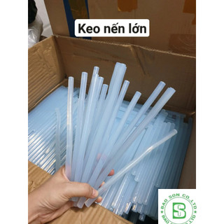 Keo nến silicon, Combo 100 cây keo nến lớn siêu dính dùng cho súng bắn keo lớn 60W