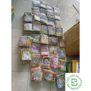 Tranh cát nền màu A4/A5 có kèm cát sẵn, đồ chơi cho bé