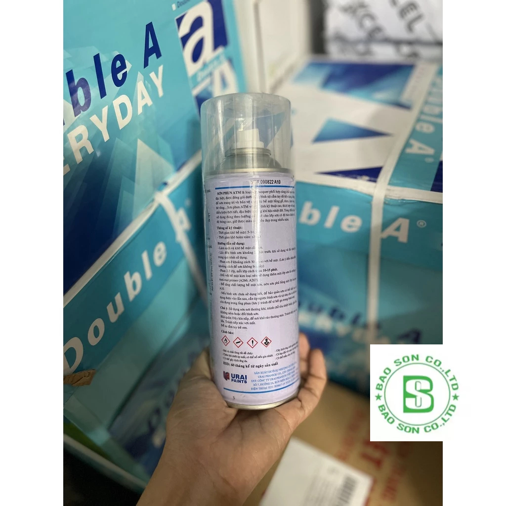 Xịt bóng ATM, Sơn Phun Bảo Vệ Tượng ATM màu bóng  400ml