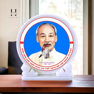 Đĩa Chân dung hình Bác Hồ lưu niệm HANMYNGHE