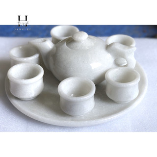 Bộ ấm trà đá non nước tự nhiên HANMYNGHE