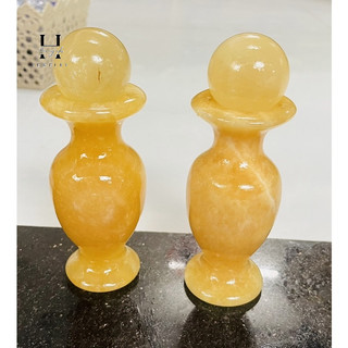Cặp lục bình hoàng long 10 cm kèm bi cầu hanmynghe