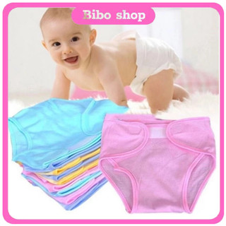 Quần đóng bỉm sơ sinh chất cotton mềm mát