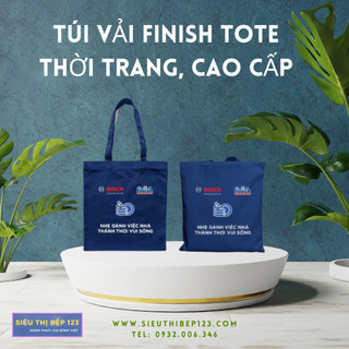 Túi vải Finish Tote thời trang, cao cấp
