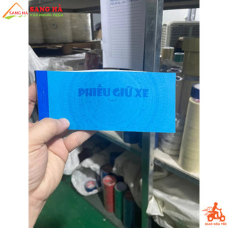 Phiếu vé giữ xe Khổ 7x16mm