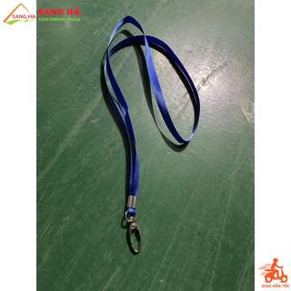 Dây lụa đeo bảng tên móc xoay