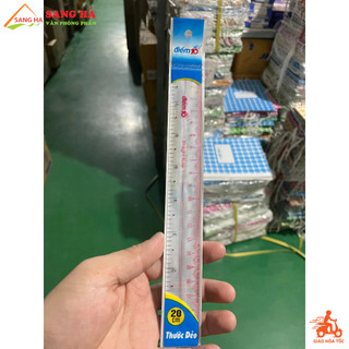 Thước dẻo pvc 20cm điểm 10 sr-022 thiên long