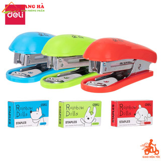 Dập ghim số 10 mini Deli E0253 (kèm hộp ghim)