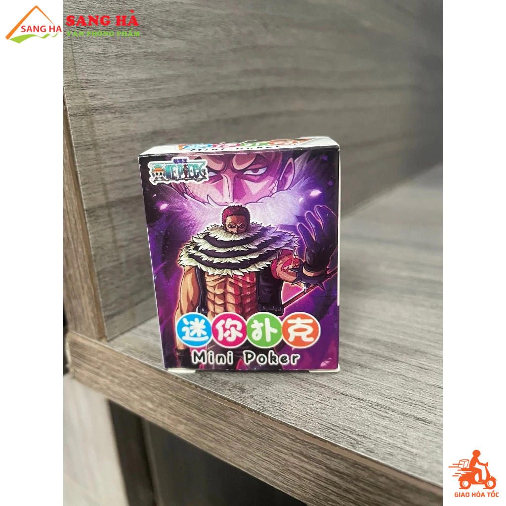 Bộ bài Tây Mini anime One piece nhiều mẫu 54 ảnh khác nhau