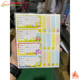 Nhãn vở học sinh thiên long điểm 10 tp-nbl006