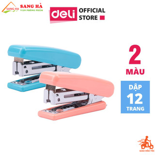 Dập ghim mini số 10 deli - e0222 - 12 trang