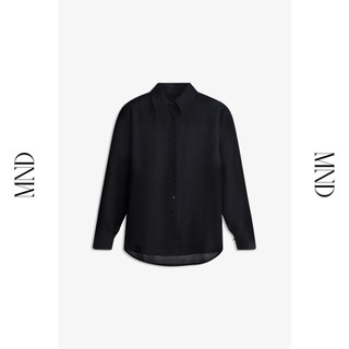 Machnhaduong - áo sơmi basic màu đen - coco shirt black