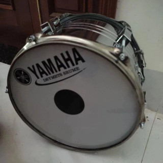Trống inox 30cm kèm dùi và dây đeo