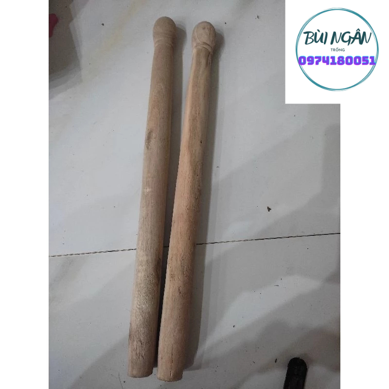 com bo 8 đôi dùi trống rộng 60cm.