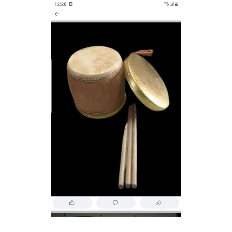 bộ trống kèm thanh la
