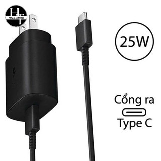 Sạc 25w,sạc nhanh 25w type c to type c,cho note 10,note 20, a70, a71, a80, a90, s20, s20+ s20, s10, s9, s8