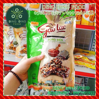 Date Mới - Combo 5 Bịch Kẹo Gạo Lức Rong Biển Tân Huê Viên 200g, Dinh Dưỡng Ăn Vặt, Đặc Sản Sóc Trăng, DING DING FOOD