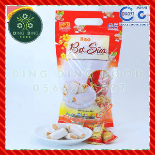 Date Mới - Combo 3 Bịch Kẹo Bơ Sữa Đậu Phộng Tân Huê Viên 380g, Xốp Bơ Nhuyễn SIÊU NGON, Ăn Vặt, DING DING FOOD