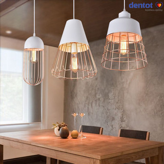 Đèn Thả Trang Trí Lưới Thép Xi Hồng - Đèn Trang Trí Quán Cafe, Bàn Ăn THCN 78