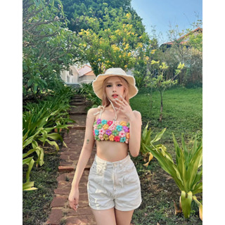 [SẴN - HẢO TỐC] ÁO HOA MÓC LEN XOÀI NON MẶC CÓ SẴN HIMI141