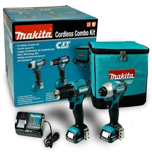 [CÔNG NGHỆ NHẬT BẢN] Bộ máy khoan vặn vít dùng pin 12V Makita CLX224S [Hàng Chính Hãng]